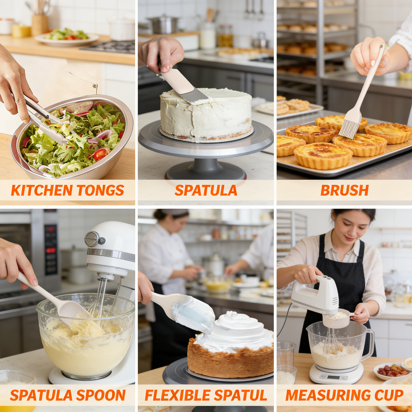 Stainless Steel Mixing Bowls Set with Airtight Lids & Grater Attachments, Complete Kitchen Prep Kit